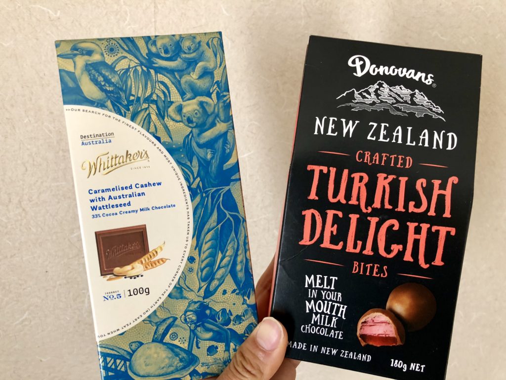 ニュージーランドのお土産　チョコレート