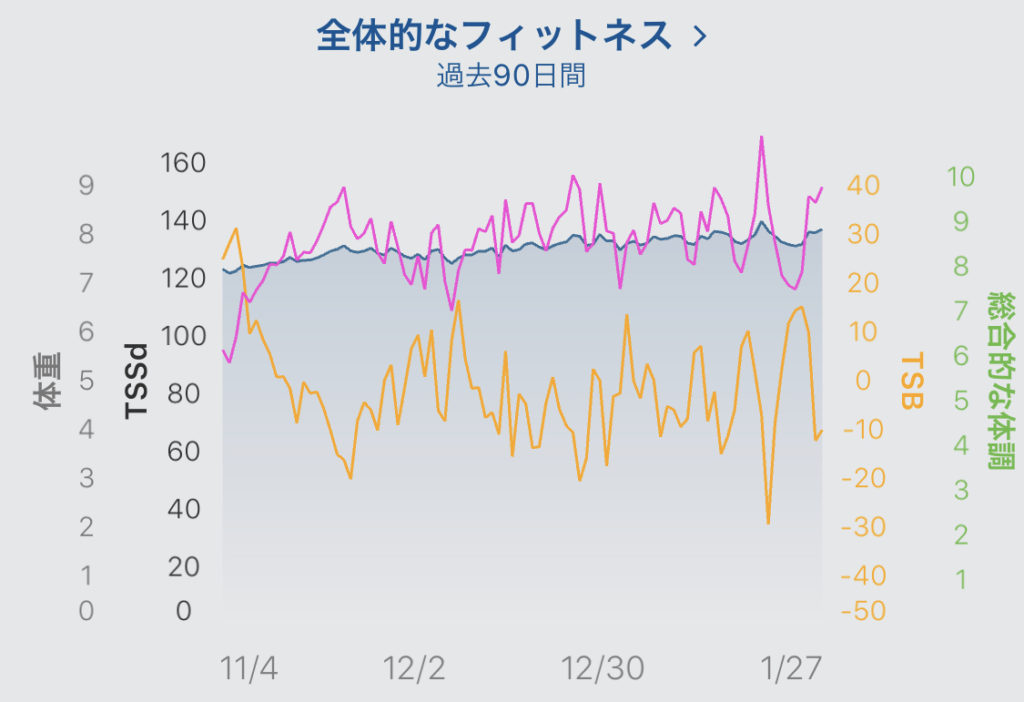 1月のフィットネス