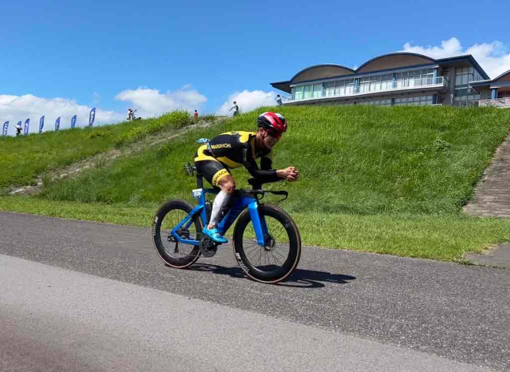 長良川国際トライアスロンのバイクパート